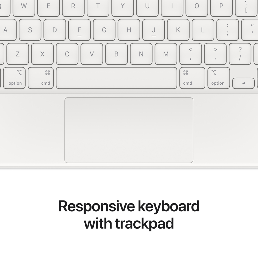 Apple Magic Keyboard for iPad Air (4th and 5th gen) and iPad Pro 11-inch -  US English - White - Open Box